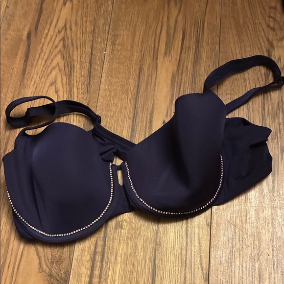 La SENZA Other - La SENZA Deep Blue Bra with Rhinestone Detail